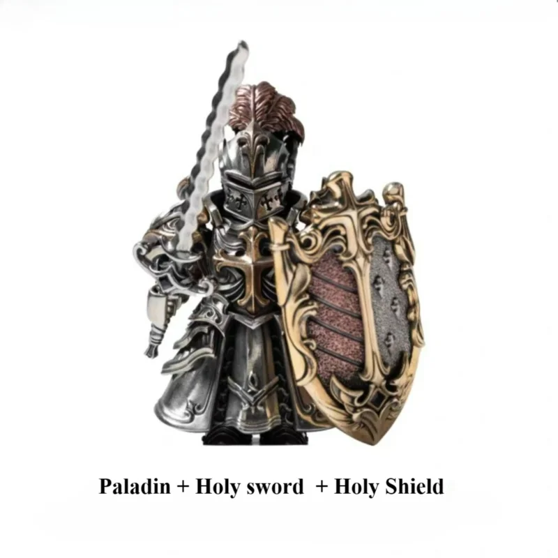 Original Paladin Figurine Magnetic Detachable Ornaments Great Player Crusader Home Desktop Decor Copper Pendant Gift Souvenir