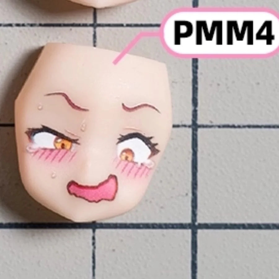 [No Figure] Kotobukiya PUNI Series PUNIMOFU 1/12 Pretty Girl Face Sculpture Accessories For 6inch Action Figure Model For DIY ﻿