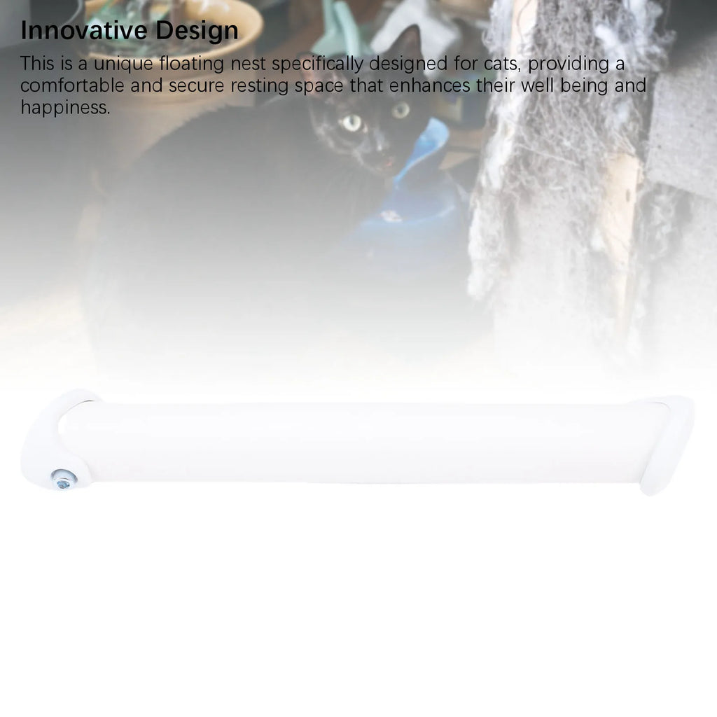 Cat Desk Bed Iron + Plush Stable Frame Adjustable Clamp Soft Plush Kitty Desk Nest Perch for Home Office