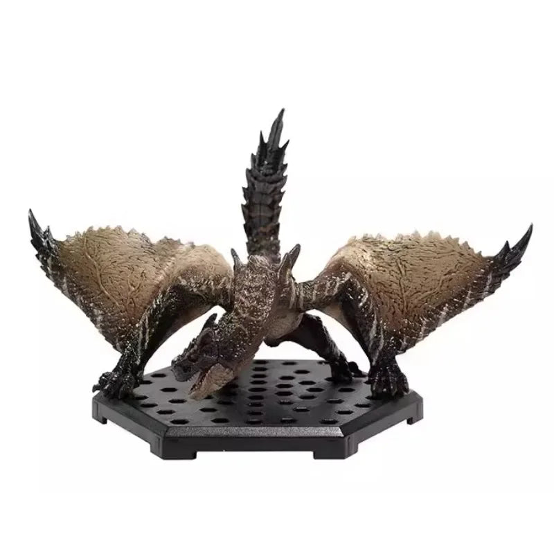 Monster Hunter World Iceborne Action Figure PVC Model, Nergigante Tigrex Basarios Dragon Collectible Decoration Toy for Adults