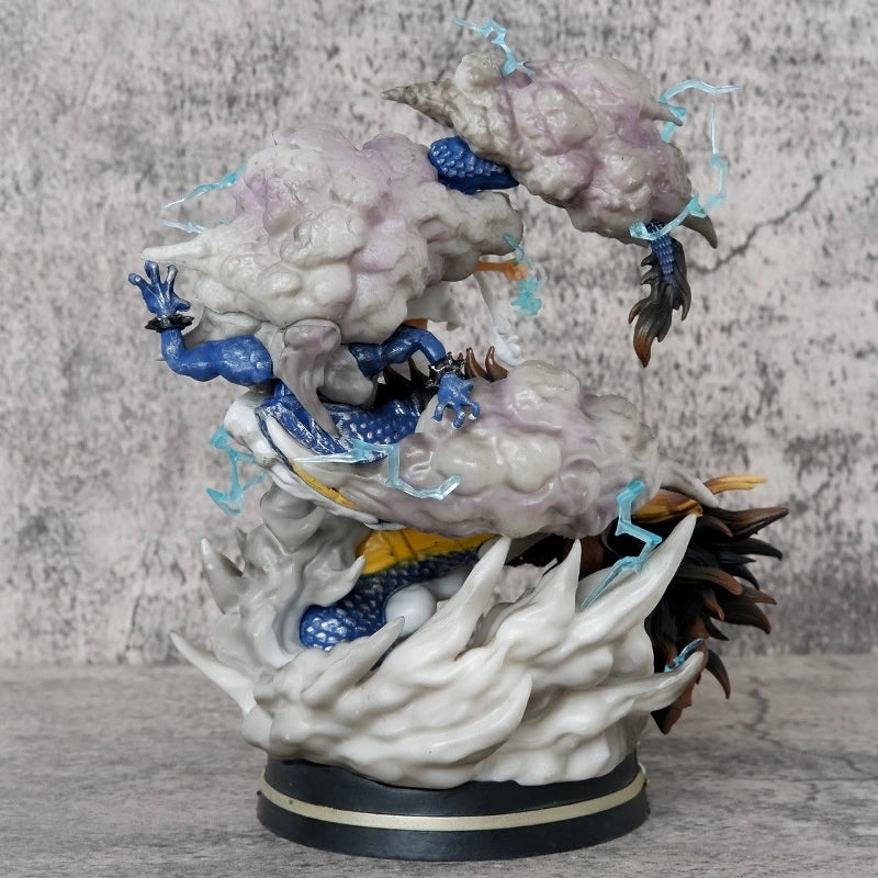 One Piece Handgefertigte Nica Luffy Vs Kaiduo 22 cm Statue Modell Anime Peripherie Anime Modell Ordentliche Spieltischdekoration Geschenkspielzeug