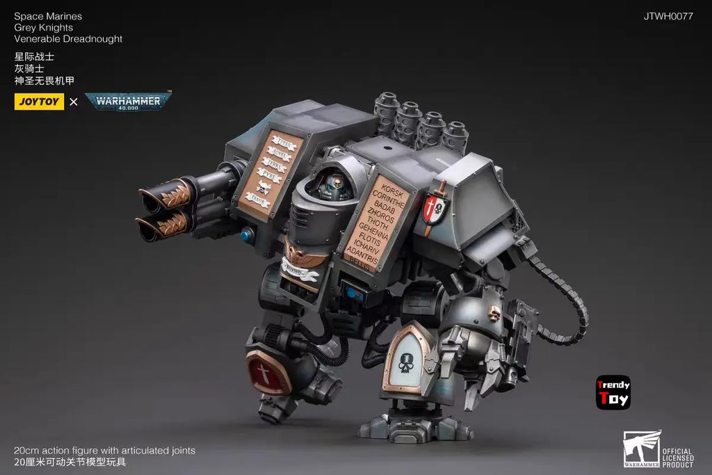 【JOYTOY】Warhammer 40K JTWH0077 Space Marines  Grey Knights Venerable Dreadnought 1/18 Action Figure Toys