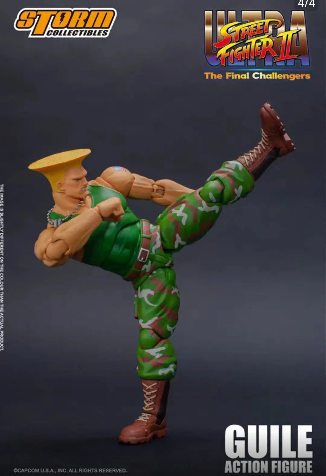 In-stock Storm Toys Street Fighter 2 Guile SDCC Exclusive 1/12 Action Figure Model Collectible Gift
