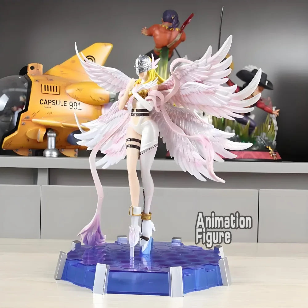 26 cm/10,24 Zoll Anime Digimon Adventure Figur Angewomon Actionfiguren PVC-Sammlung Modell Spielzeug für Kinder Geschenke