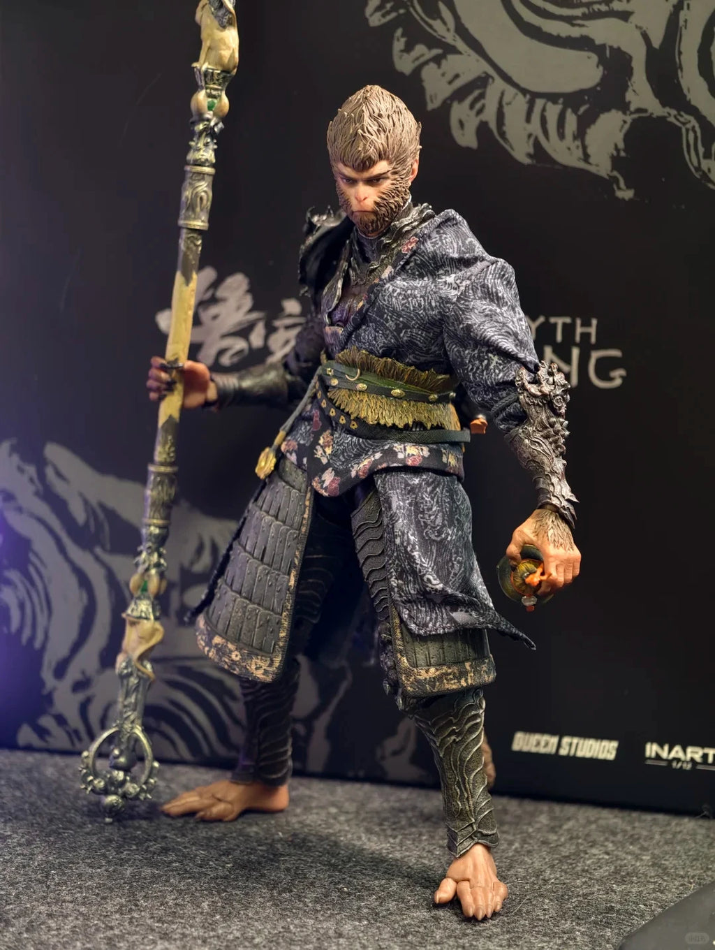 In Stock INART MORFIG 1/12 MAG-G0002 Black Myth Wukong Destined One The Bronze Armor Set 6inch Full Set Action Figure Ornament