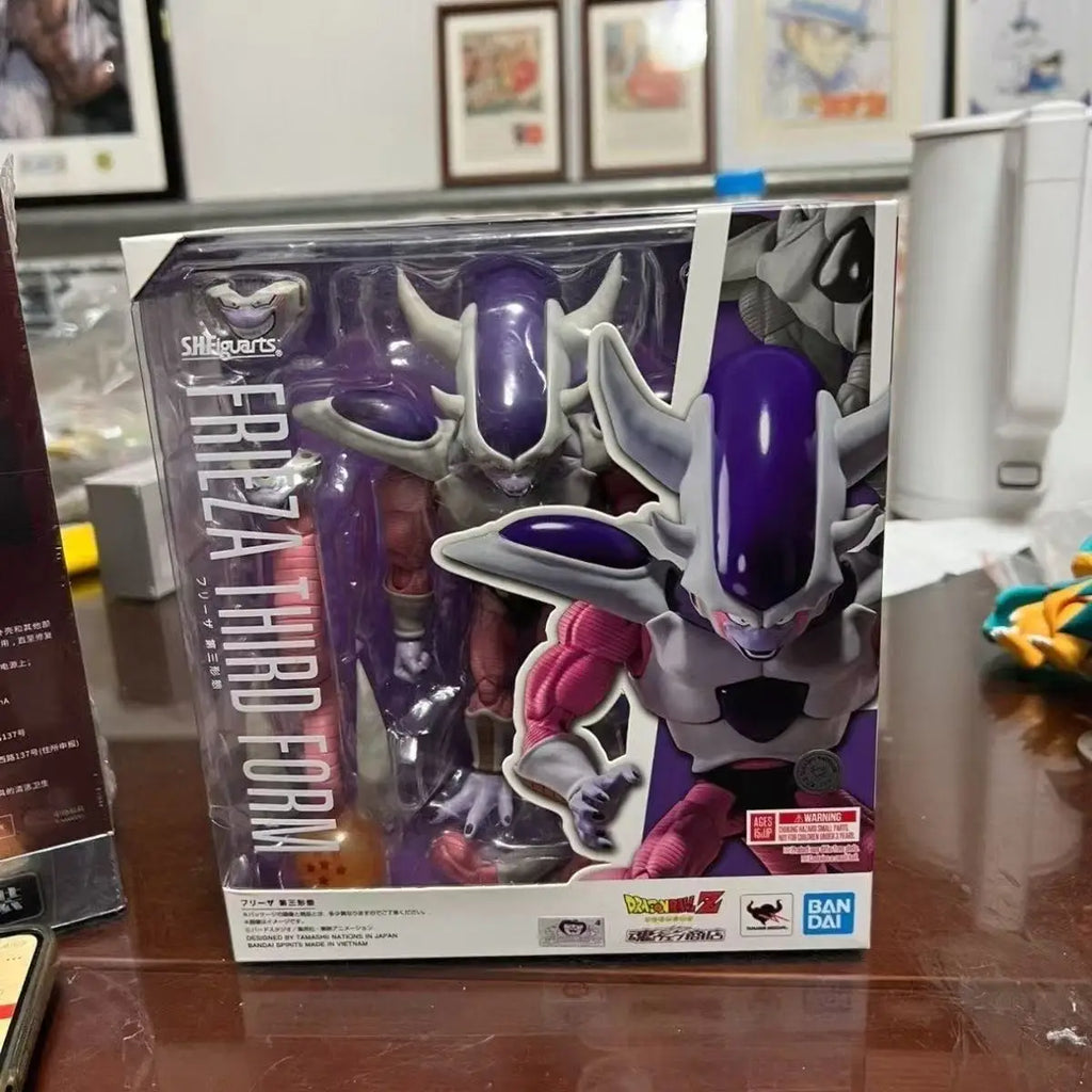 Special Offer on Sale Bandai Original MODEL KIT S.H.Figuarts Dragon Ball Z Full Power Frieza Anime Action Figure  Model Toys