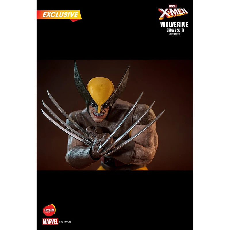Original Hot Toys HT HS03 X-Men Xmen Wolverine Brown Suit 1/6th In Stock Anime Action Collection Figures Model Toys