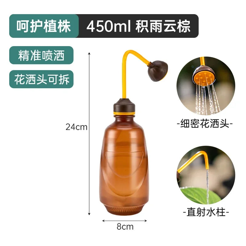 Hand Watering Pot Small Thickened Long Mouth Pot Portable Curved Mouth Watering Can Home Large Capacity Green Plant Shower Can