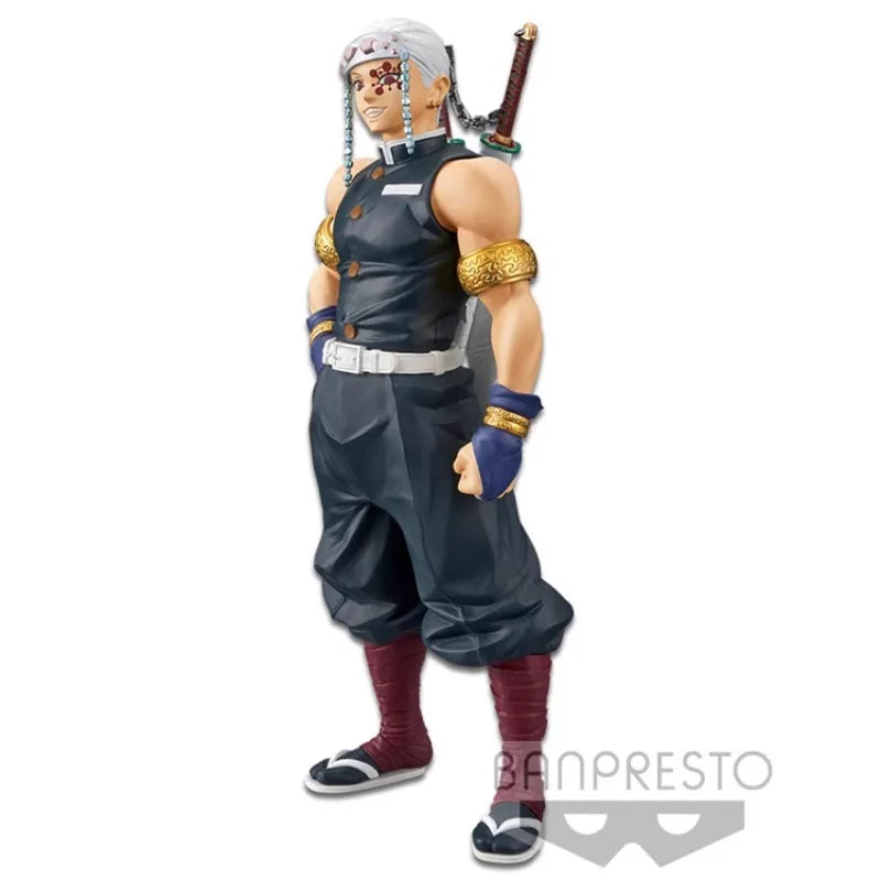 Auf Lager Bandai BANPRESTO Dämon Slayer Uzui Tengen Kizuna No Sou Anime Actionfigur Spielzeug Geschenk Modell Sammlung Hobby