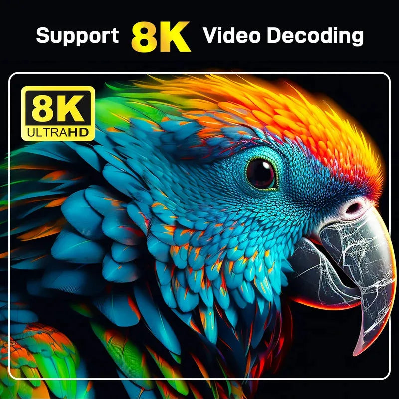 TV98 ATV H618 TV Stick 8K 4K Wifi6 BT5.0 Allwinner H618 Quad Core Smart Voice Remote Android 14 PK TV98 ATV Stick TV98 ATV 8K