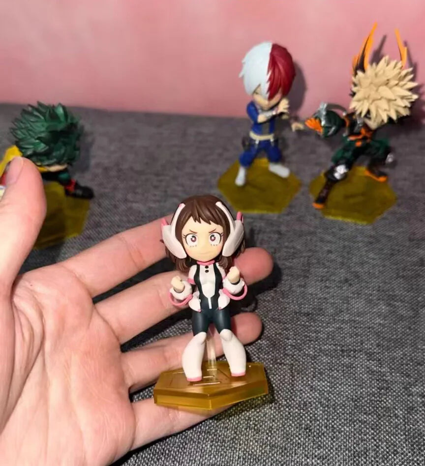 2026 in stock 100% genuine Japanese original anime Q ver Midoriya Izuku/Bakugou Katsuki/OCHACO URARAKA PVC action figure