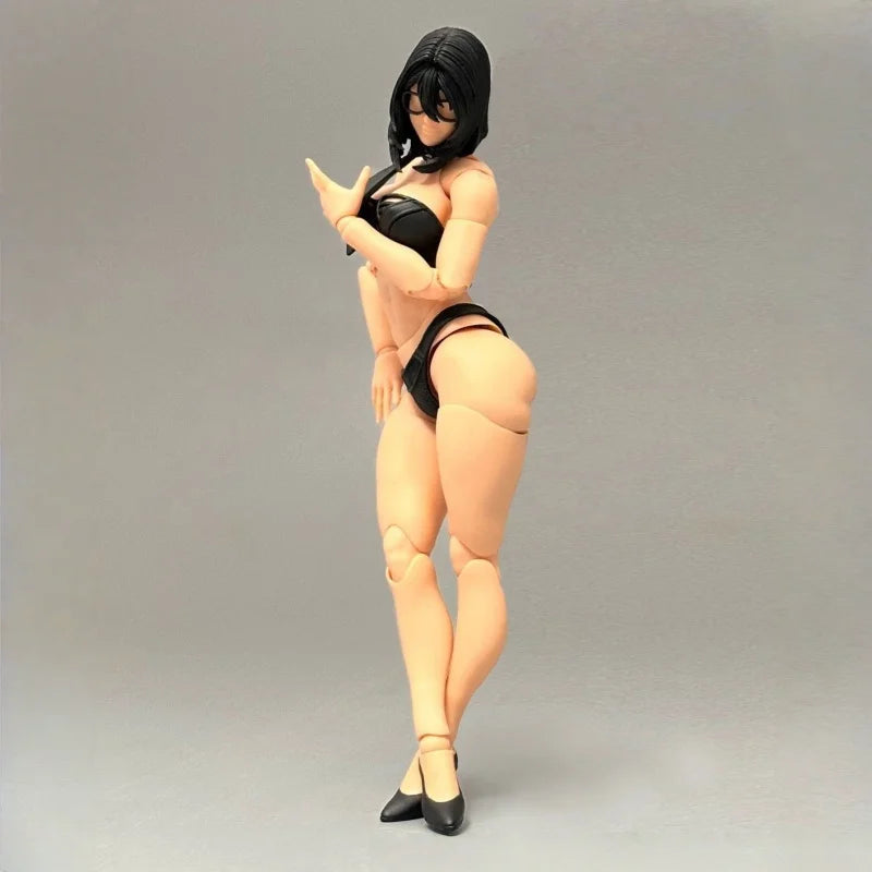 Fury Toys 1/12 Valeria Hana Imana Highly Movable Female Action Figure Aesthetic Body Collection Gift for Toy Lovers