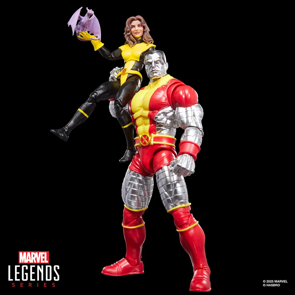 Hasbro Marvel Legends Series X-Men Kitty Pryde & Colossus 6-Inch 2-Pack Action Figure Collection Original Model Toy Gifts