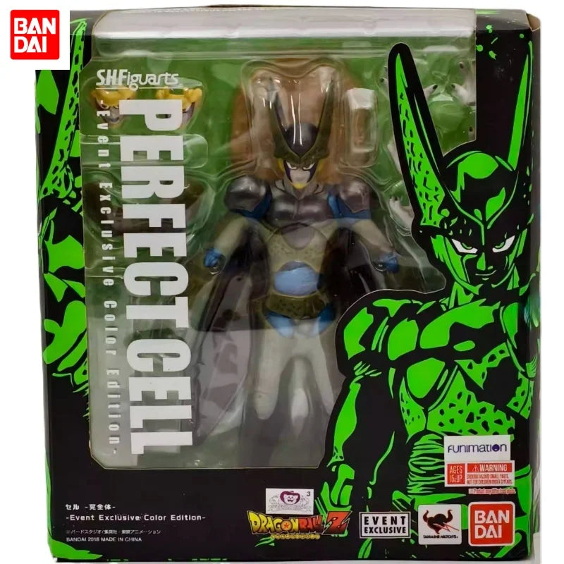 Genuine Bandai SHF Dragon Ball Cell Cell Perfect Form SDCC San Diego Toy Figure Gift Collectible in Stock