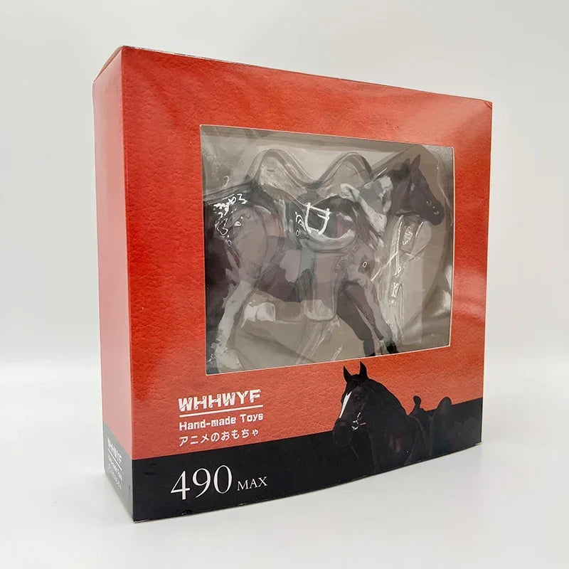 16cm #490 Figma Anime Figure Figma Horse ver.2 White/Brown/Chestnut Action Figure Max Factory Collectible Model Doll Toys Gifts