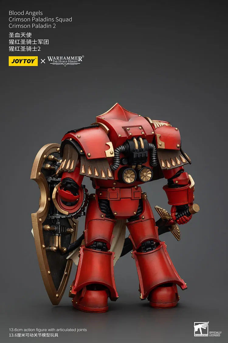 JOYTOY Warhammer "The Horus Heresy" Blood Angels Crimson Paladins Squad Crimson Paladin 3 Action Figures Doll Gift Decoration