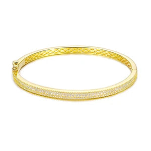 4MM D VVS 3-reihiger Moissanit S925 Manschettenarmreif für Männer Sterling Silber Micro Pave Fassung Bling Luxus Hip Hop Schmuck Geschenke