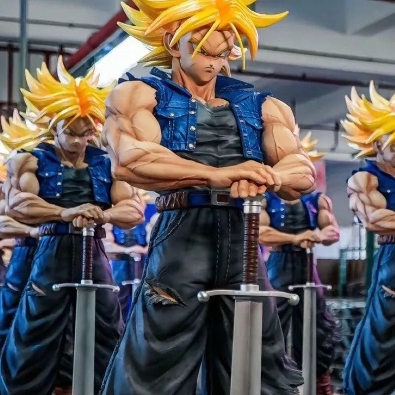 JT Studio Trunks 53cm Oversize Dragon Ball Z DBZ Anime Figures Action Figure PVC Desktop Ornament Statue Figurine Figma Toys