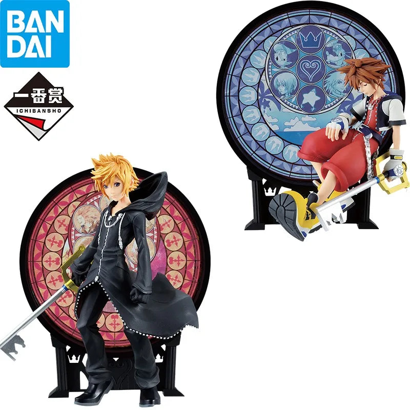 In Stock BANDAI Ichiban kuji Kingdom Hearts Linking Hearts Figure Anime Figure Action Model Collectible Toys Gift