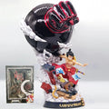 One Piece Anime Figurine Model GK Kimono Monkey D Luffy Gear 3 Action Figure 45cm Statue Collection Toy PVC F3 Studio Figma