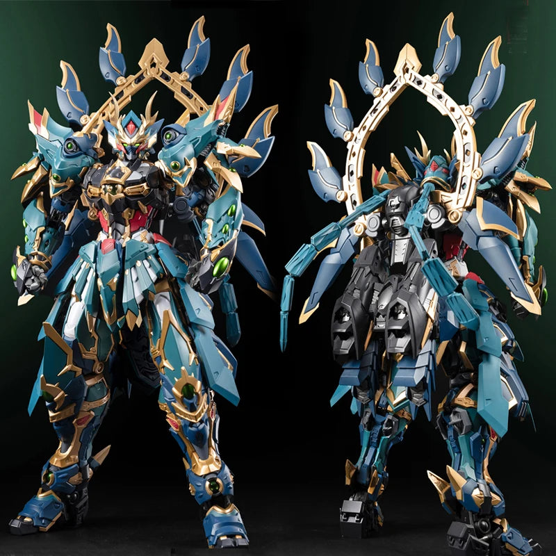 【Assembly Model】The Four Sacred Beasts - Azure Dragon Assembly Model Figurine Mecha Style Computer Case Decoration Boy'S Gifts
