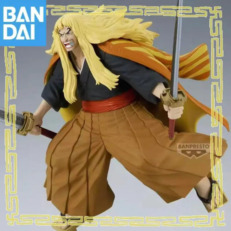 Genuine Bandai Namco Banpresto One Piece Battle Record Collection Shiki Pvc Figure Model Collector Desktop Ornament Toy Gift