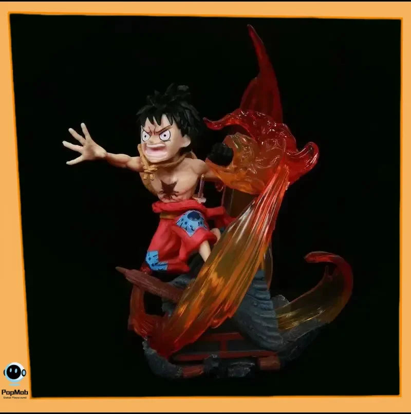One Piece Wano Country Kimono Gear 2 Luffy Roof Top Statue Figure Anime Model Collectible Display Gift