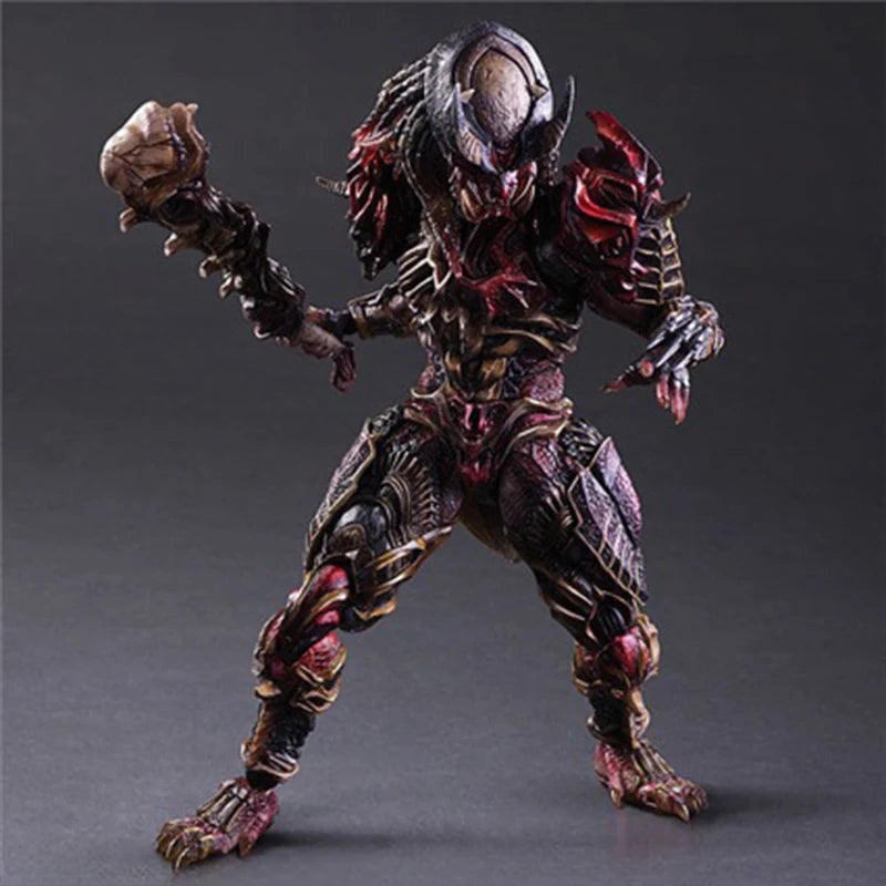 Play Arts Kai Predator Action Figure Replacement Parts Movable Hands Helmet Open Mouth Skull Accessories For Serious Collectors