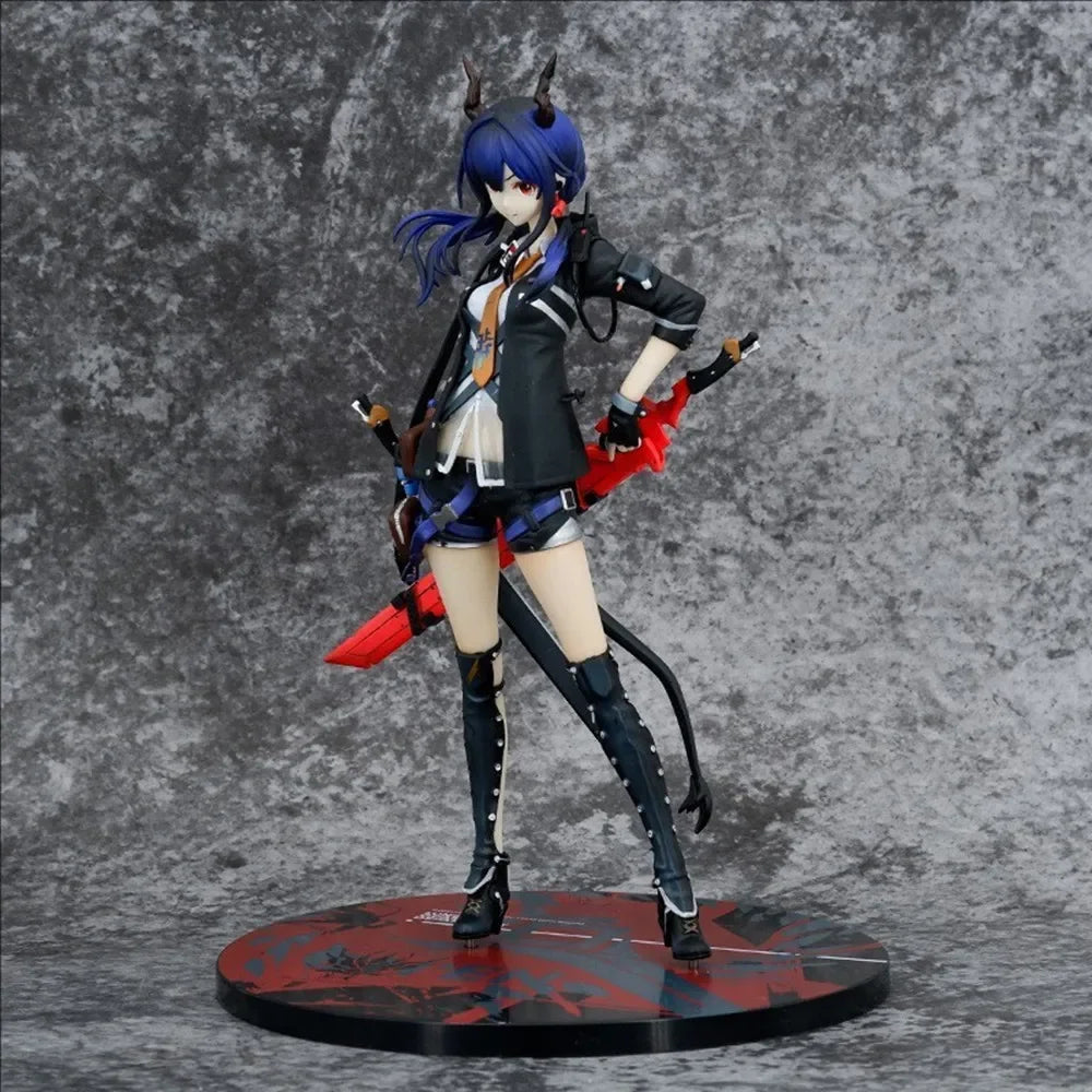 Animation Toys Arknights Ch'en Figure High Quality 25cm Figurines
