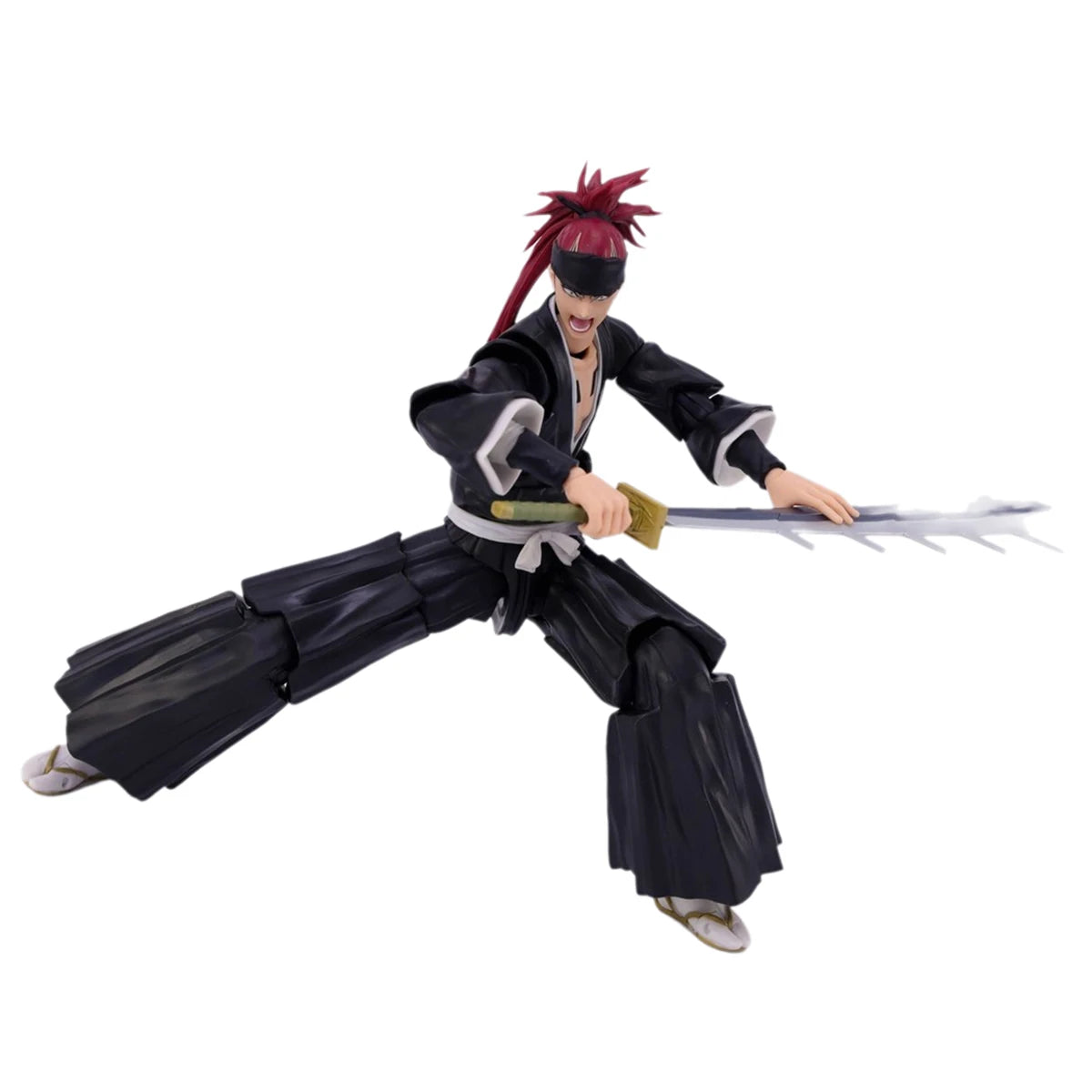 Genuine Bandai Original BLEACH Figure Model Kits S.H.Figuarts 1/12 Anime Figures Abarai Renji Action Model Toys Gift for Kids