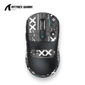 Attack Shark X3 Bluetooth-Maus, PixArt PAW3395, 26000 dpi, 2,4-g-Drahtlos-Tri-Mode-Verbindung, leichte Makro-Gaming-Maus