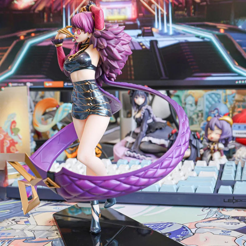 K/DA Evelynn Figure Ahri Akali Kai'Sa PVC 27cm 1/7 Anime Toy Game Merchandise Model Collection Display Gift Official In Stock