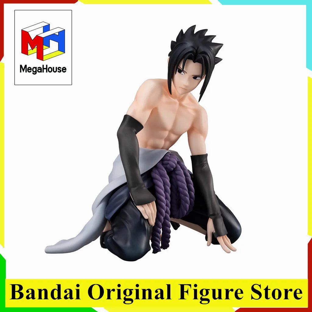 Original MegaHouse GEM Naruto Shippuden Uchiha Sasuke Melty Princess Action Figure Toys PVC Model Collection