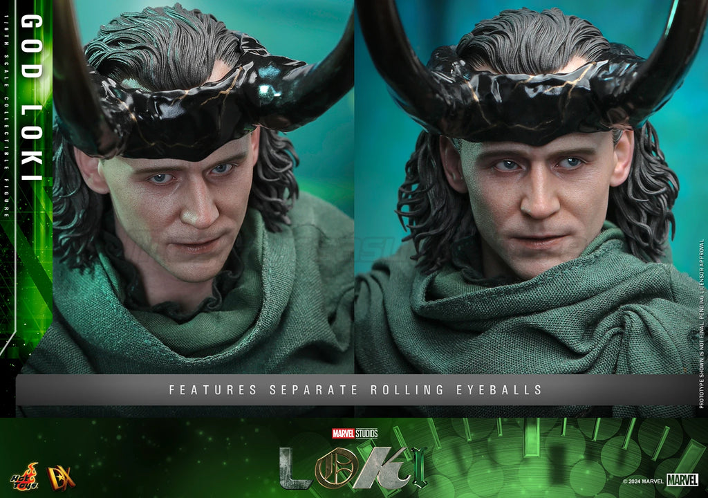 【MT】Hot Toys DX40 "Loki 2" God Loki 1:6 Scale Collectible Doll, Hair Transplant Version Gel Hair Version Model Toy