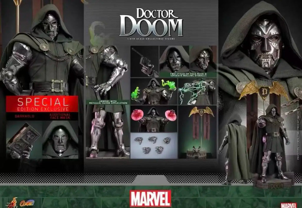 Original Hot Toys HT CMS022B CMS022 Comics Doctor Doom 1/6 in Stock Anime Action Collection Figures Model Toys