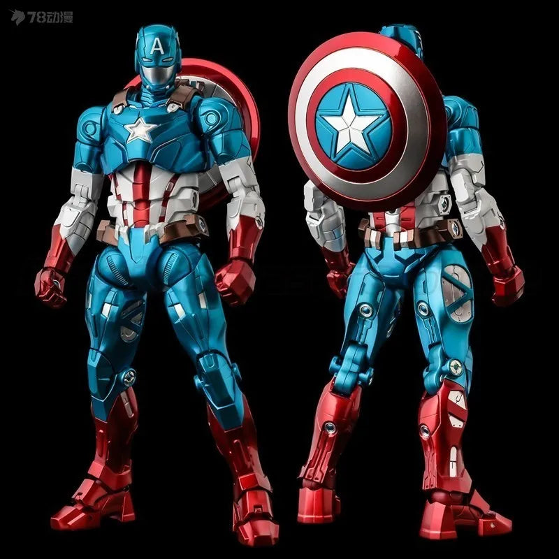 【MT】Sentinel Marvel Fighting Armor Marvel Series Captain America Steven Rogers Movable Anime Model Anime Figure
