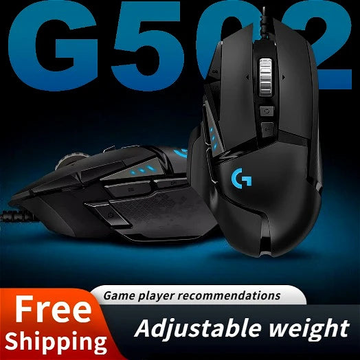 Logitech G502 HERO Esports Gaming Wired Mouse, 25600DPI Adjustable, 11 Programmable Keys,Dual-mode roller, Ergonomic Design, RGB