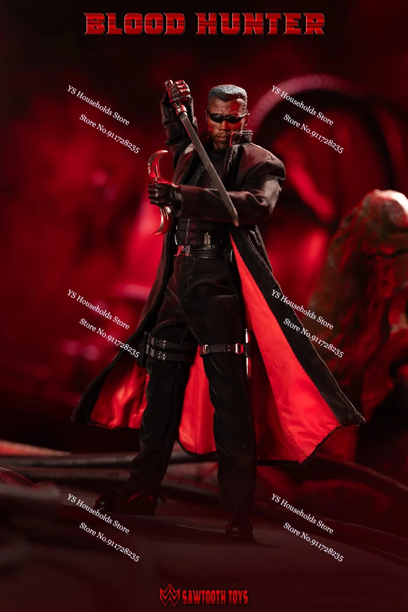 1/12 Blood Hunter Windbreaker Man Action Figure Collection SAWTOOTH TOYS STM-20252 Double Head Sculpts 6inch Soldier Model Gifts