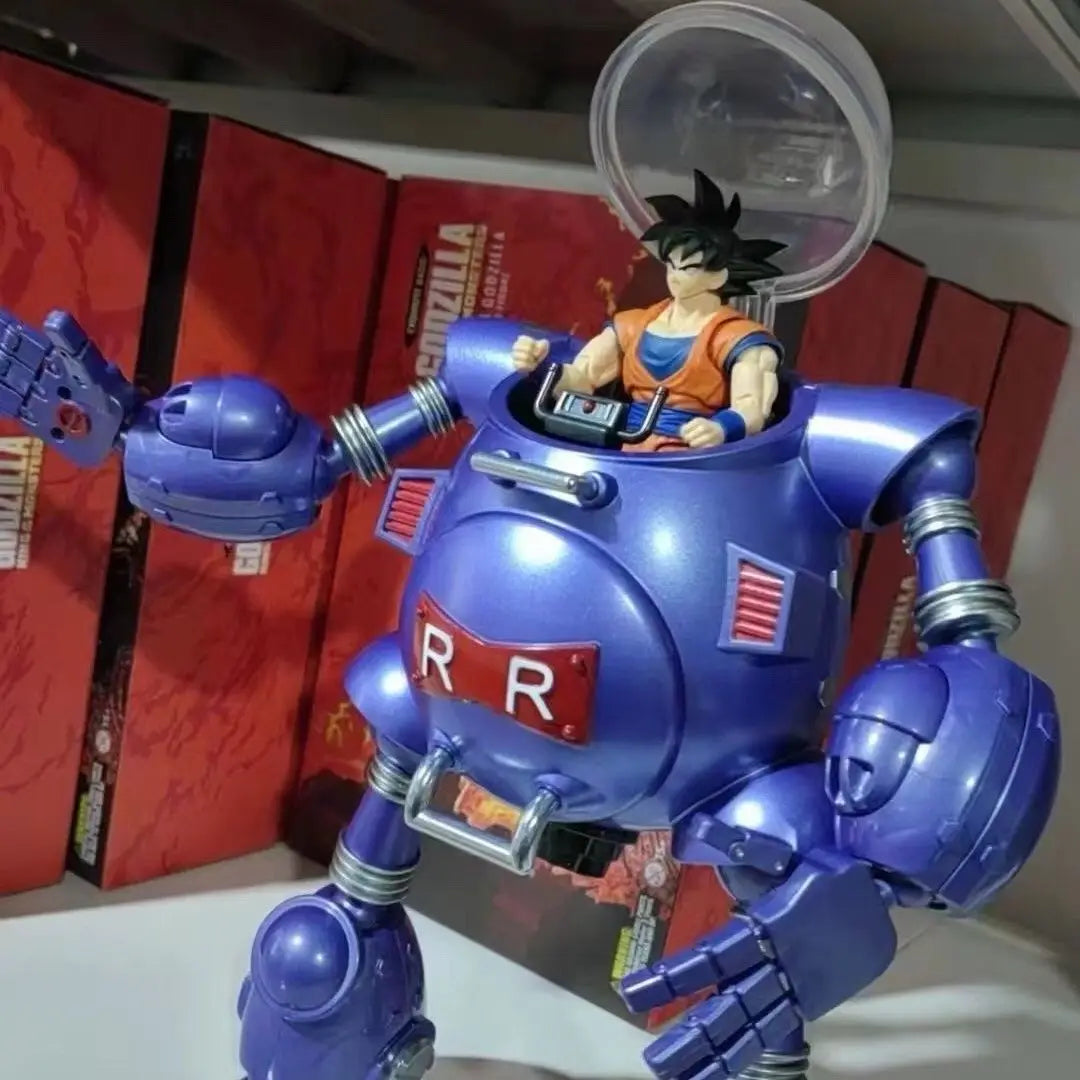 Hot Dragon Ball 32cm Fj Model Red Belt Robot Red Silk Army Robot Alloy Can Carry Shf Dolls Desktop Birthday Gift Garage Kit
