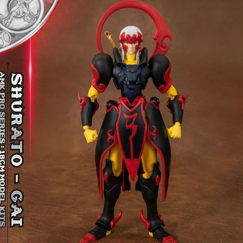 Yolopark AMK PRO X Series Tenkuu Senki Shurato Kuroki Gai Metal Armor With Object Action Figure In Stock