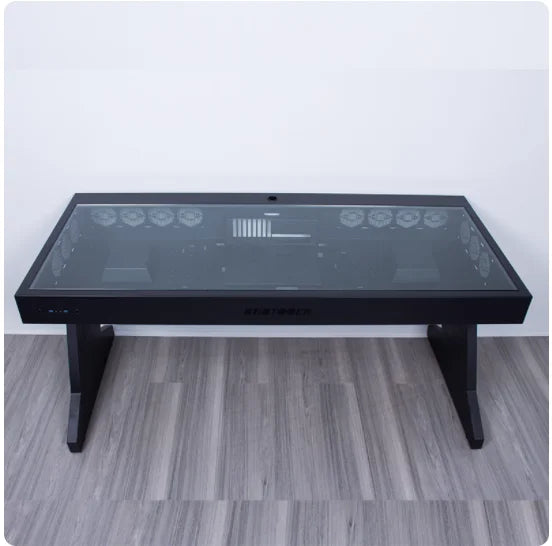 Computer chassis integrated table, two hosts can be installed for two, cool MOD large chassis, water-cooled e-sports table Y13