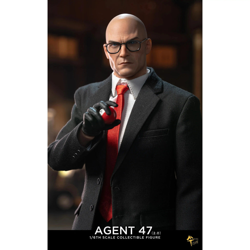 Master Team MTTOYS020 1/6 Agent 47 2.0 Male Soldier Figurine Movable Eyes 12'' Action Figure Model Full Set Collectible Toy