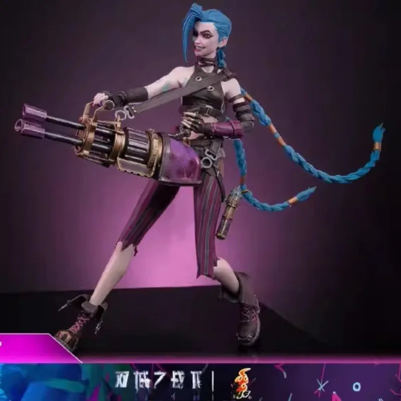 In Stock Hot Toys Jinx 1/6 Scale League of Legends Arcane Season 2 Anime Action Figure Model Doll Toys Hobby Collectible