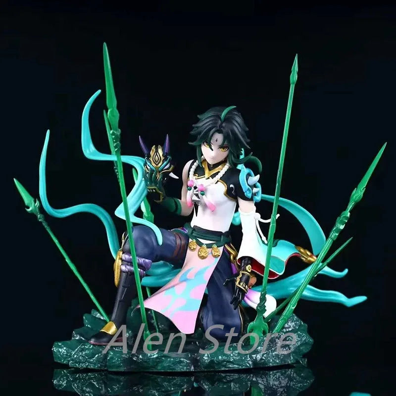 Genshin Impact Xiao 22cm Anime Figure - Guardian Yaksha Kawaii Action Figurine Collection Model Doll Toy