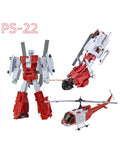 【IN STOCK NOW】Transformation Ocular Max OX Defensor PS-22 PS22 Blades Helicopter Action Figure With Box