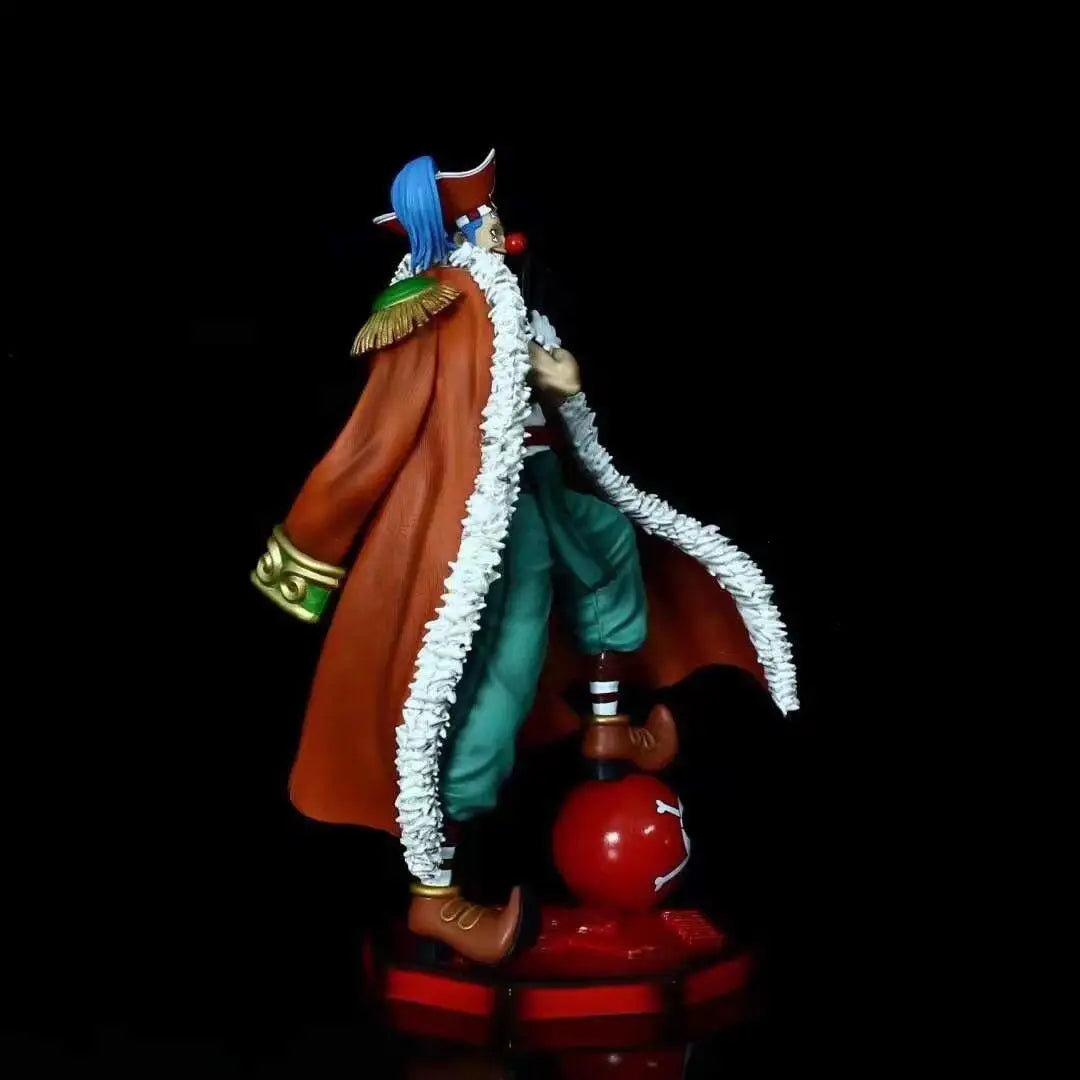 26 cm One Piece Joker Buggy Vier Kaiser Stehend Anime Figur Modell Statue Jungen Sammlung Desktop Dekoration Ornament Spielzeug Geschenk