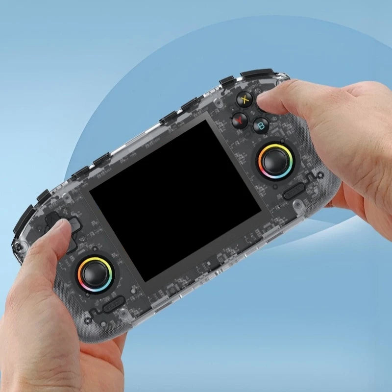 RK35H Handheld Game Console Retro Gaming Console Preloaded Classic Games with Multiple Emulators 3.5 Inch 4K HD IPS Screen