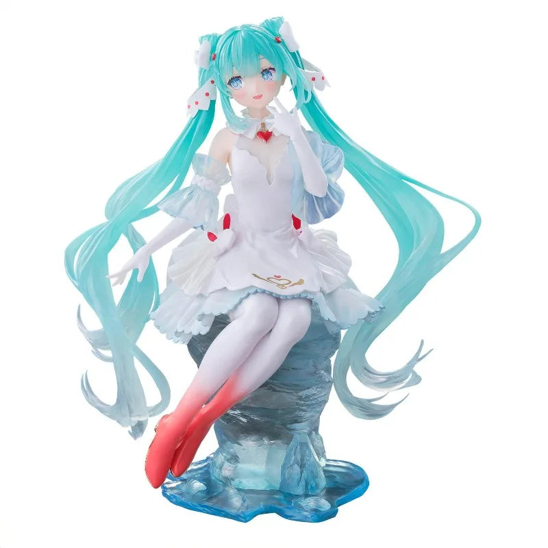 BANDAI miku BPEV EVOLVE Sea Angel 100% Original genuine 180mm PVC Action Anime Figure Model Toys Figure Collection Doll Gift