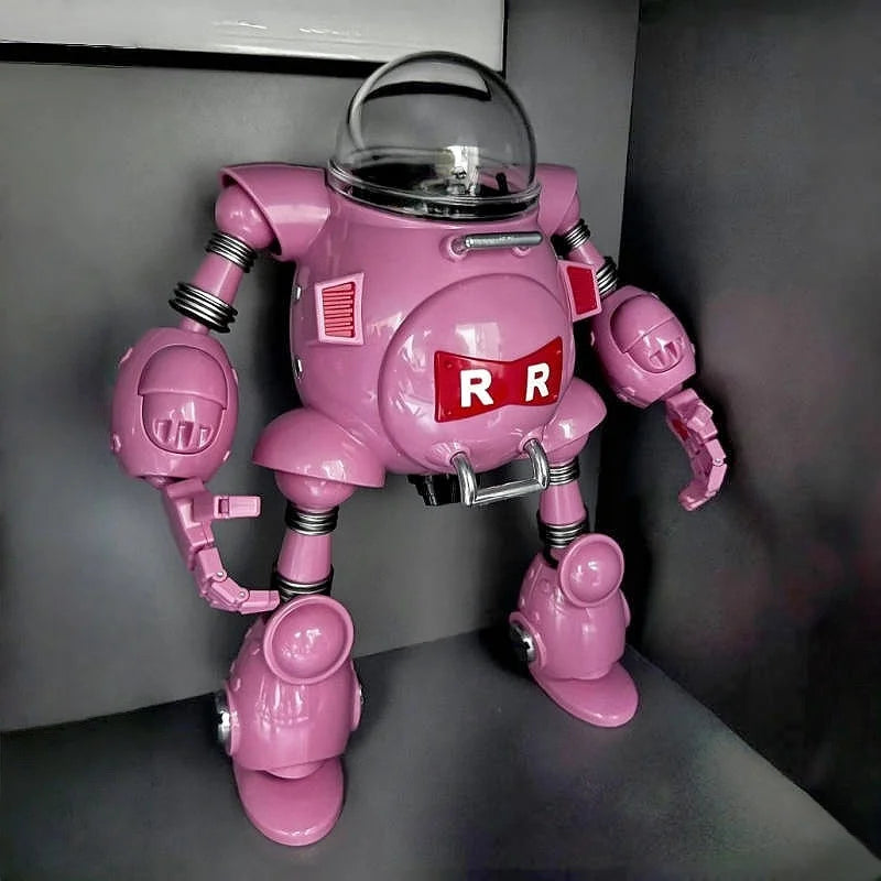 32cm Dragon Ball Red Silk Army Lieutenant Robot Pink Carrier High Alloy Included Can Carry Shf Doll Collectible Action Figure