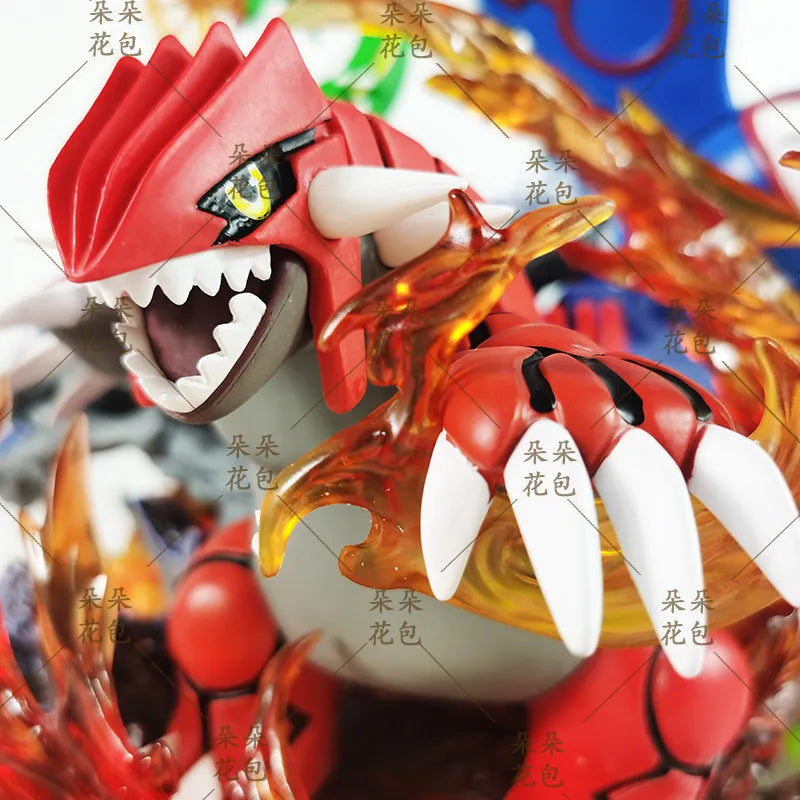 Cute Cartoon Pokemon Game Anime Surrounding Statue Ornaments Fengyuan Three Gods Guraduo Gaioka Empty Seat Manual Large Gift